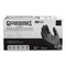 Gloveworks By Ammex Disposable Gloves, Exam Grade, 6 mil Palm, Nitrile, Powder-Free, M, 1000 PK, Black GWBEN44100 - alternate 1